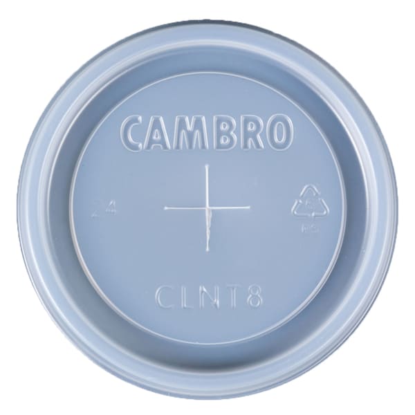 Cambro Disposable Lid fits 8oz. Newport Tumbler - EACLNT8190