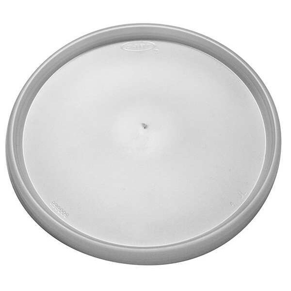 Dart Lid for 4 oz. Cold Cup, Flat, Vented, Clear, Pk1000 - 4JL