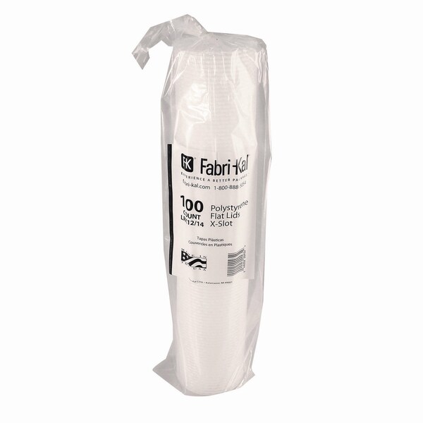 Fabri-Kal Kal-Clear/Nexclear Drink Cup Lids, Fits 12-14 oz Cold Cups, Translucent, 1000PK - 9508216