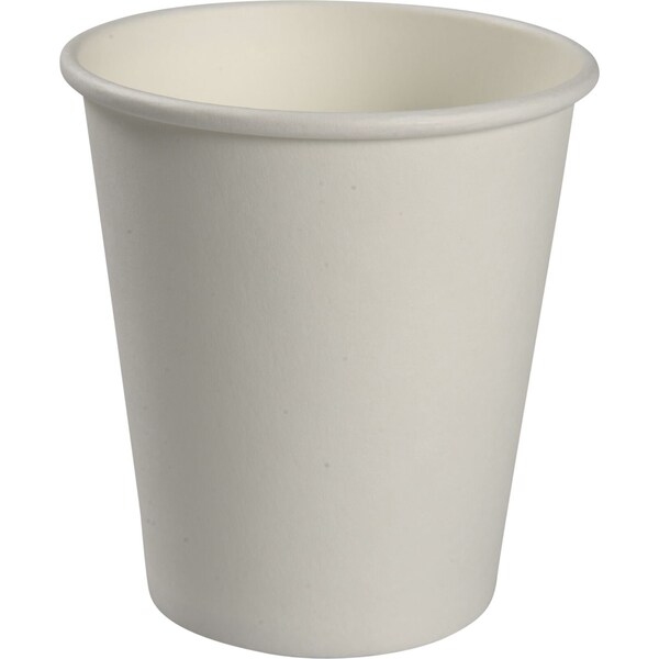 Abena Cups, Hot, 7.1 Gross Ounce, Paper, White, 3.07" Height, PE-Coated - 5191
