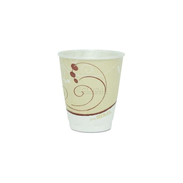 Solo SOLO Symphony Trophy Plus Dual Temperature Cups, 8 oz., Beige, 100 Pk - X8-J8002