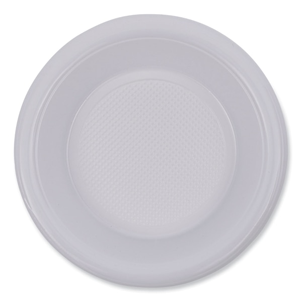 Boardwalk Hi-Impact Plastic Dinnerware, Bowl, 10-12 oz, White, PK1000 - BOWLHIPS12WH