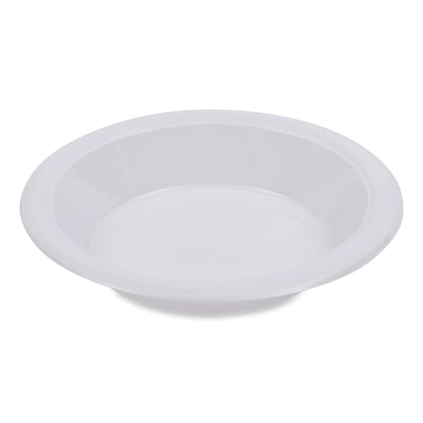 Boardwalk Hi-Impact Plastic Dinnerware, Bowl, 10-12 oz, White, PK1000 - BOWLHIPS12WH