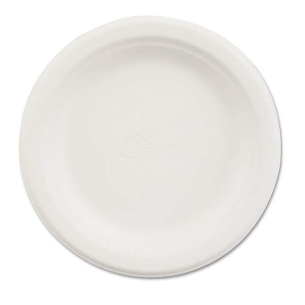 Chinet Paper Dinnerware, Plate, 6 dia, White, PK125 - 21225