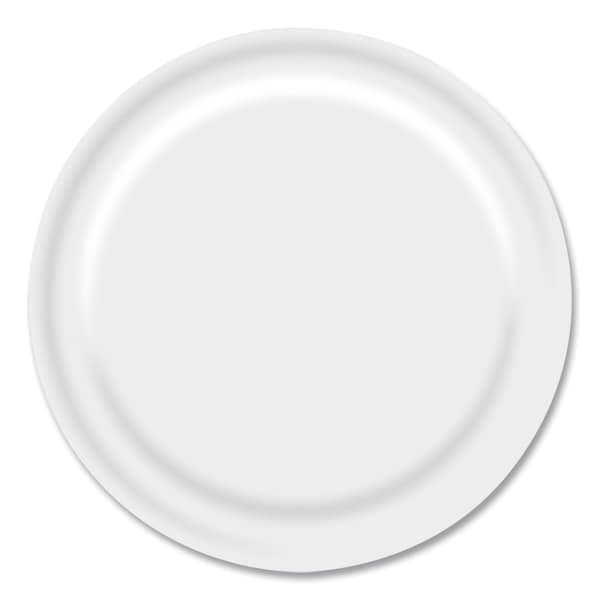 Boardwalk Paper Dinnerware, Plate, 6" dia, White, PK1000 - CP6B1004250A