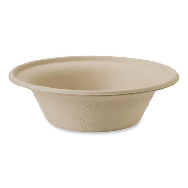 World Centric Fiber Bowls, 11.5 oz, 6 x 6 x 1.7, Natural, Paper, 1000PK - BO-SC-U11-LFP