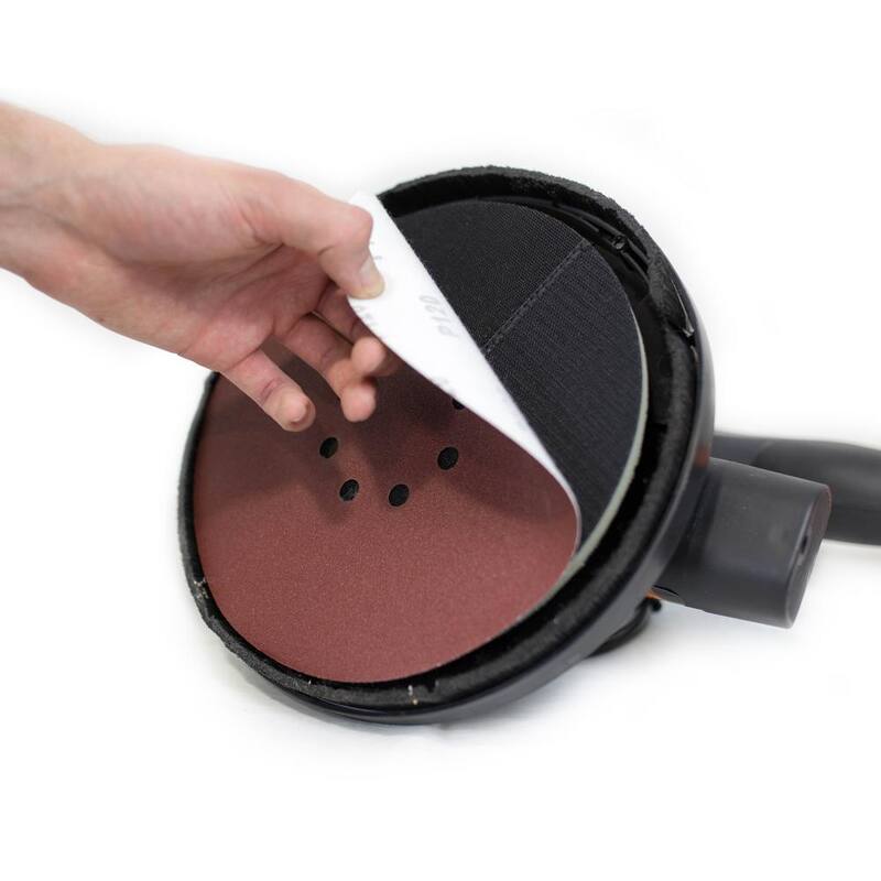 Lija para plafón WEN de 120 Grit Hook and Loop de 9 pulgadas (paquete de 10) - 6369SP120