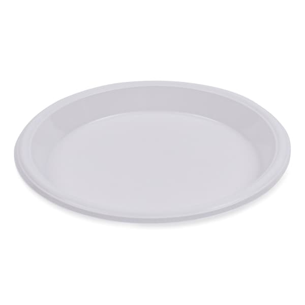 Boardwalk Hi-Impact Plastic Dinnerware, Plate, 10" Diameter, White, PK500 - PLHIPS10WH