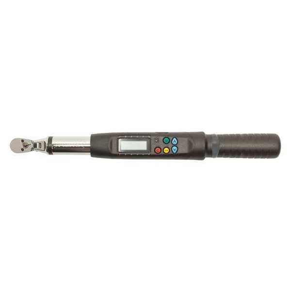 Proto 1/4" Drive Electronic Flex Head Torque Wrench 1.1-22 ft-lbs - J6061EFX