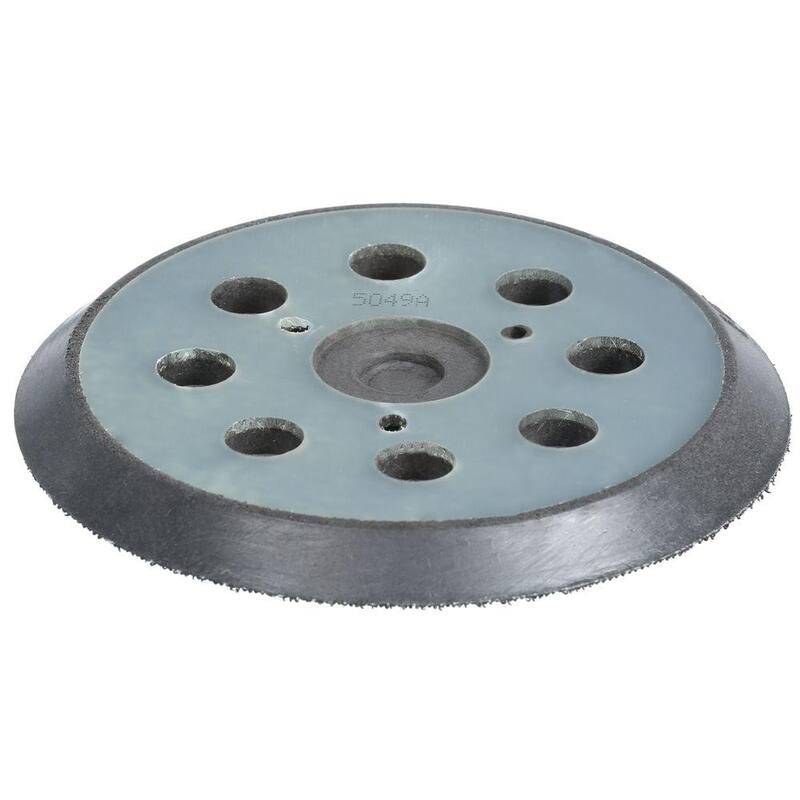 Disco de soporte redondo de gancho y lazo de 5 pulgadas (8 orificios) - 743081-8
