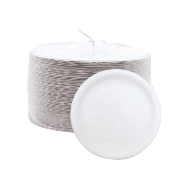 Bsc Preferred Paper Plates - 7'' Medium-Duty, White, 200PK - PW120