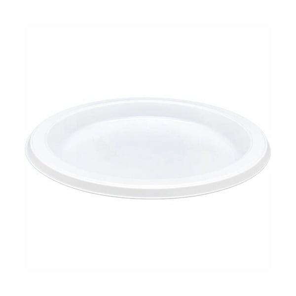 Genuine Joe Genuine Joe Plates, Round, Plastic, Reusable/Disposable, 7in, 12 WE, 125PK - GJO10331