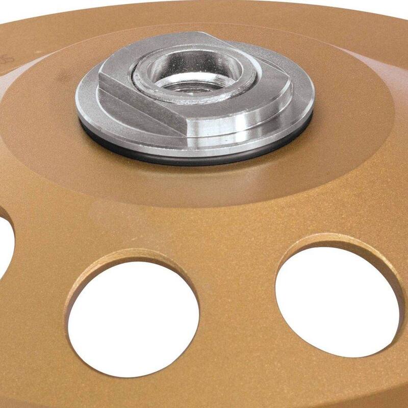 Makita 7 pulgadas Rueda Copa de Diamante Turbo de 24 Segmentos, Baja Vibración, Compatible con Amoladoras de Ángulo con controlador electrónico - A-96425