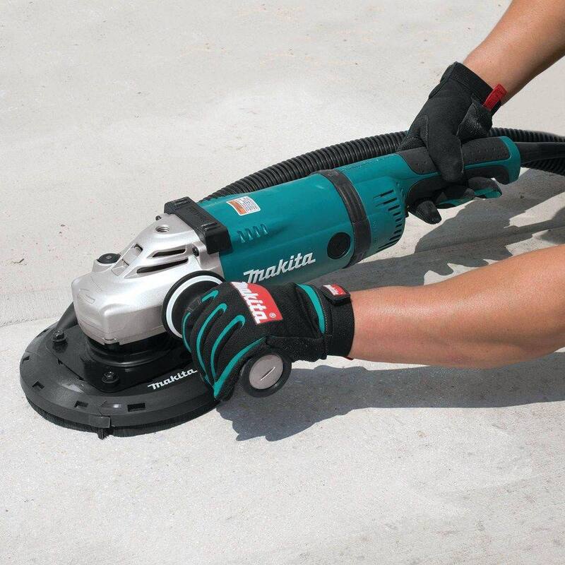 Makita 7 pulgadas Rueda Copa de Diamante Turbo de 24 Segmentos, Baja Vibración, Compatible con Amoladoras de Ángulo con controlador electrónico - A-96425