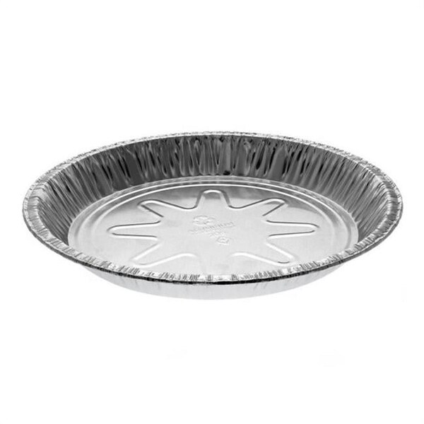 Pactiv Y20940 R3JC 9 in. Aluminum Pie Plate, Medium, 400PK - Y20940 (NJ2)