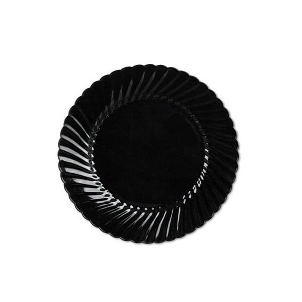 Wna WNA, Classicware Plates, Plastic, 10.25 In, Black, 144PK - CW10144BK