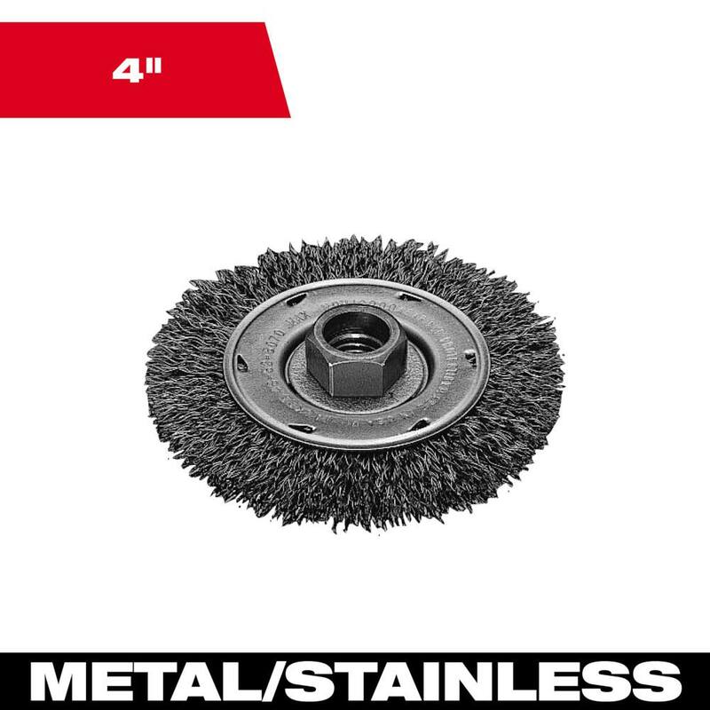 Rueda de cable de torsión de acero inoxidable de 4 pulgadas de Milwaukee - 48-52-5020