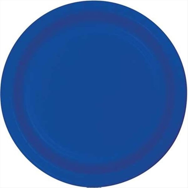Omg 7 In. Cobalt Lunch Plate, Plastic, 240PK - OM312849