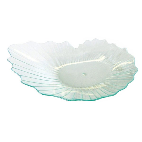 Packnwood Titos Transparent Green Leaf Dish - 1.5 Oz., 1152PK - 209MBTITOS