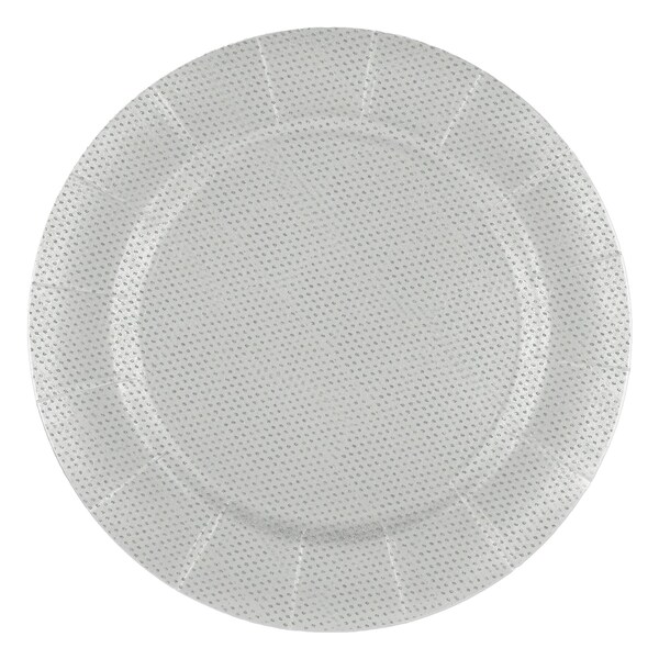 Smarty Had A Party 13 Glitz White Round Disposable Paper Charger Plates 120 Plates, 120PK - 2690-RGD-CASE