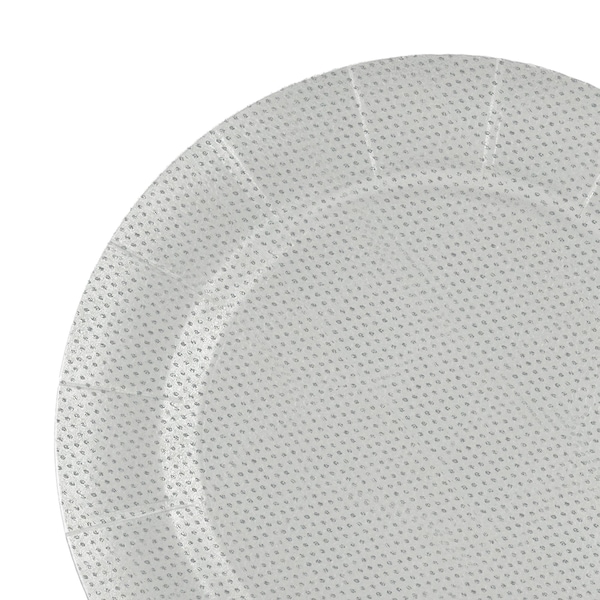 Smarty Had A Party 13 Glitz White Round Disposable Paper Charger Plates 120 Plates, 120PK - 2690-RGD-CASE