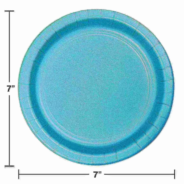 Touch Of Color 7" Bermuda Blue Dessert Plates 240 PK - 791039B