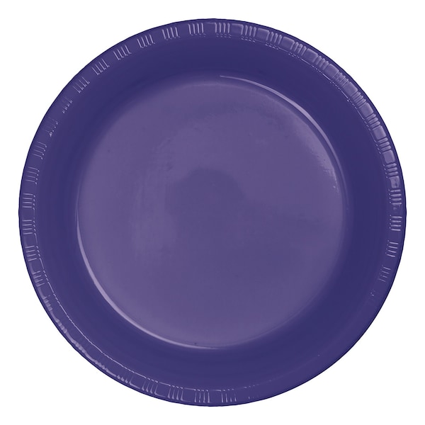 Touch Of Color Purple Plastic Dessert Plates, 7", 240PK - 28115011