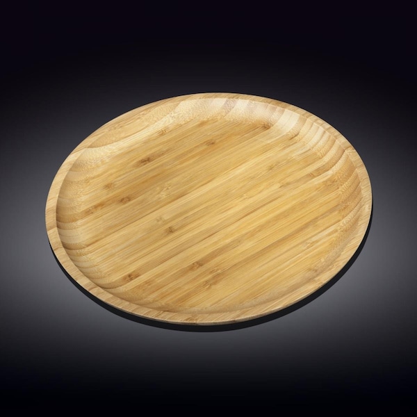 Wilmax WL771038A 14 in Bamboo Platter 24PK - WL771038/A