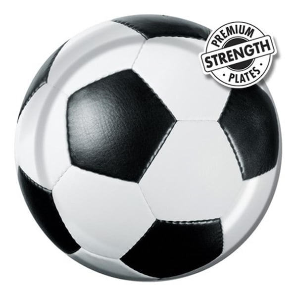 Omg 7 In. Sports Fanatic Soccer Luncheon Plates, 96PK - OM3520702