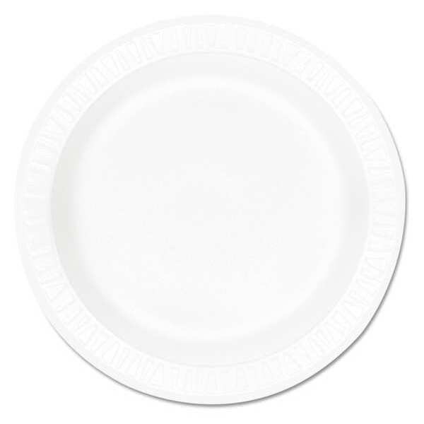 Dart Plate, Foam, Concord, 9", White, PK500 - DCC 9PWCR