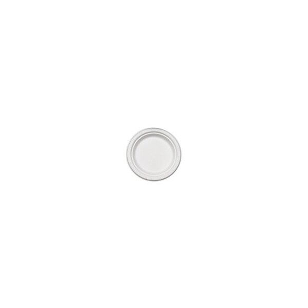 Americareroyal PrimeWare 7 in. Heavy Weight Plate Natural White Bagasse, 5PK - PL-07