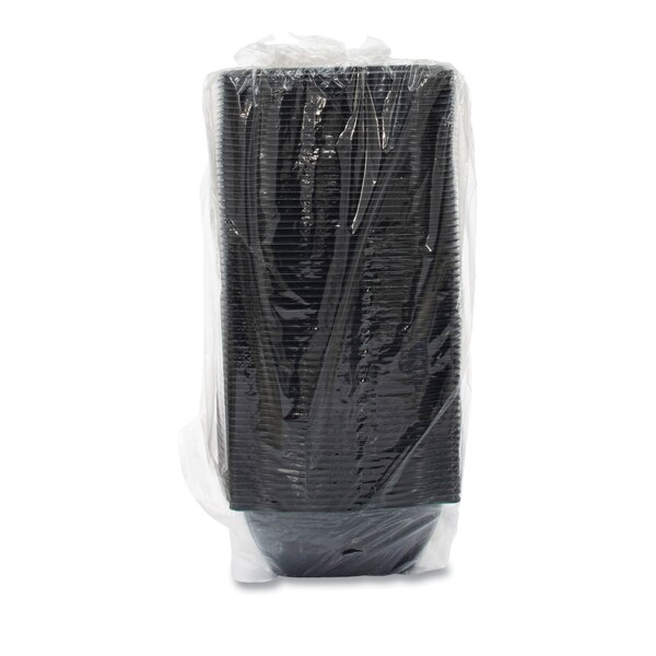 Dart PresentaBowls Pro Black Square Bowls, 64 oz, 8.5 x 8.5 x 3.3, Plastic, 252PK - B64SB
