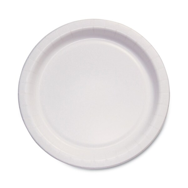Solo Bare Eco-Forward Clay-Coated Paper Dinnerware, ProPlanet Seal, Plate, 6 in. dia, 1000PK - HP6B-2054