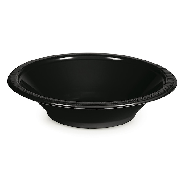 Touch Of Color Black 12oz Plastic Bowls, 12oz, 240PK - 28134051