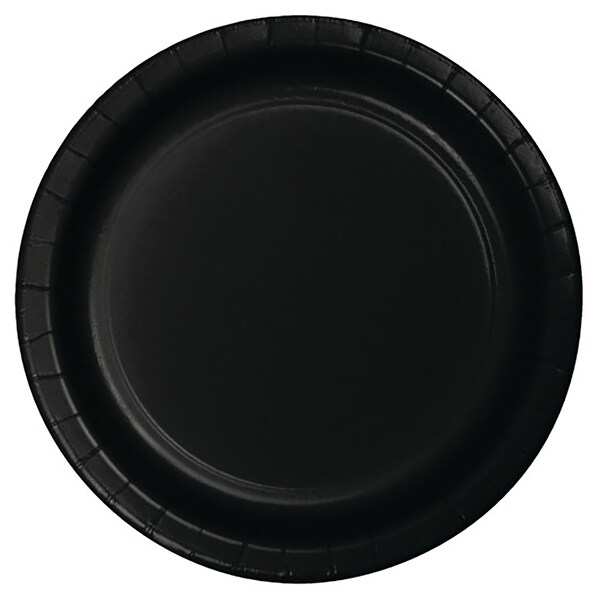 Touch Of Color 9" Black Paper Plates 240 PK - 47134B