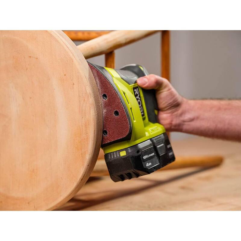 RYOBI Juego de surtido de papel de lija 9 piezas de 5-1/2 pulgadas para esquina Cat - 60, 120 y 220 grano - A21C901