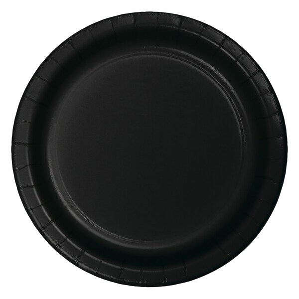 Touch Of Color 7" Black Dessert Plates 240 PK - 79134B
