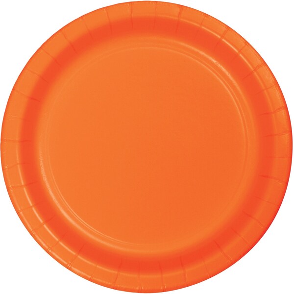 Touch Of Color Sunkissed Orange Banquet Plates, 10", 240PK - 50191B