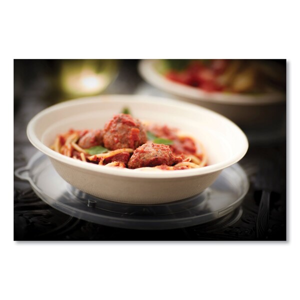 Pactiv Evergreen EarthChoice Fiber-Blend Bagasse Dinnerware, Bowl, 24 oz, Natural, 400PK - YMC508BWL24P