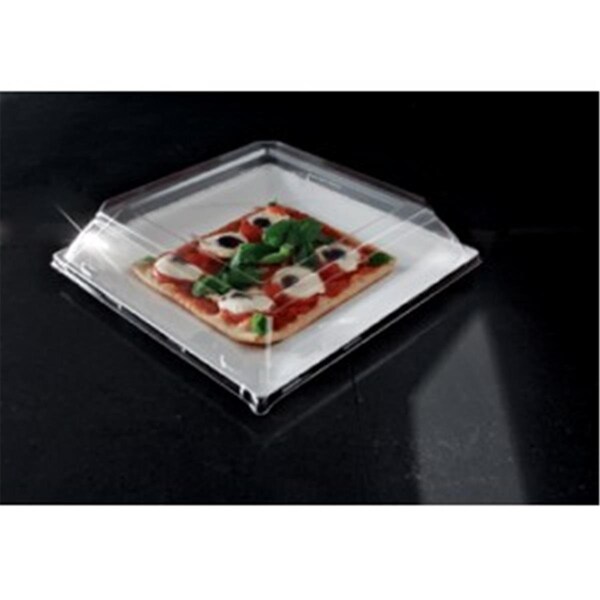Gb Gifts 10.75 in. Squares Clear Dinner Plate Pet Lid, 120PK - GB639074