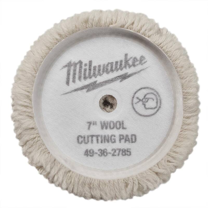 Almohadilla de corte de lana de 7 pulgadas de Milwaukee - 49-36-2785