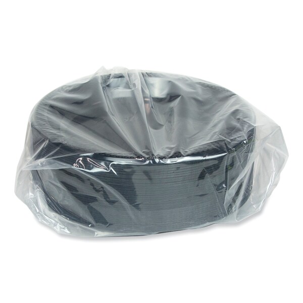 Pactiv Evergreen Meadoware Impact Plastic Dinnerware, Plate, 10.25" dia, Black, PK500, 500PK - MI10EY