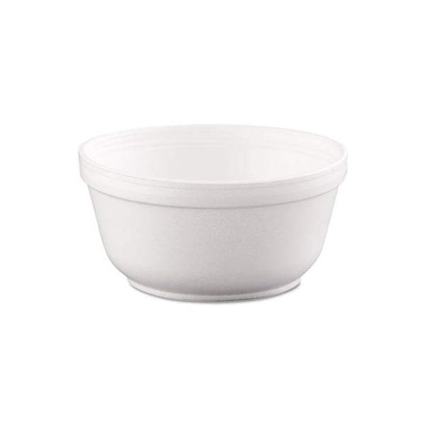 Dart Insulated Foam Bowls, 12oz, White, 50PK, 20 Packs/carton, PK1000 - 12B32