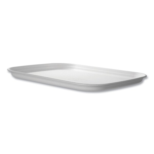 Eco-Products Regalia Renewable and Compostable Sugarcane Tray, 13 x 17 x 1.3, White, PK100 - EP-SCTR1317