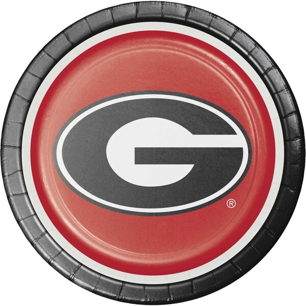 Ncaa 9" University of Georgia Paper Plates PK96, 96PK - 336371