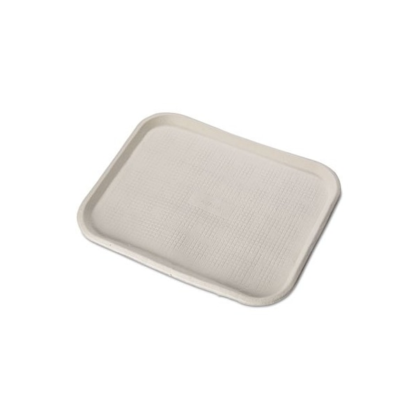 Huhtamaki Chinet, Savaday Molded Fiber Food Trays, 14 X 18, White, Rectangular, 100PK - 20804CT