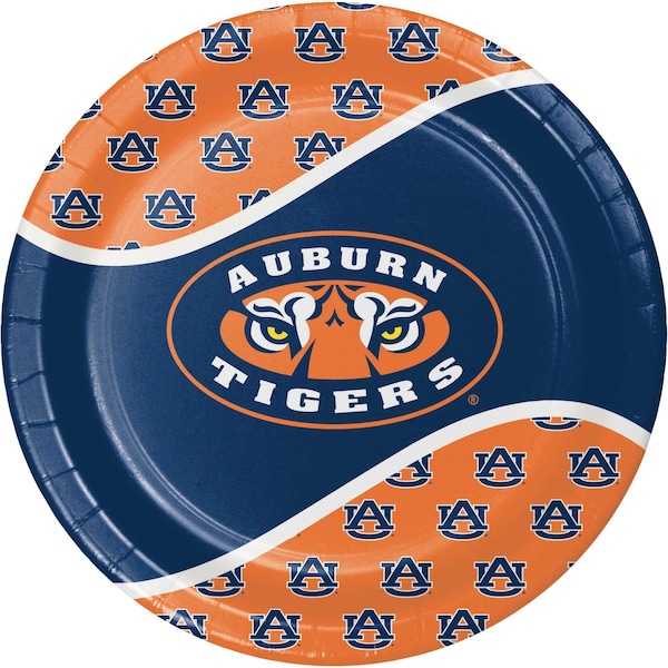 Ncaa 9" Auburn University Paper Plates PK96, 96PK - 424830