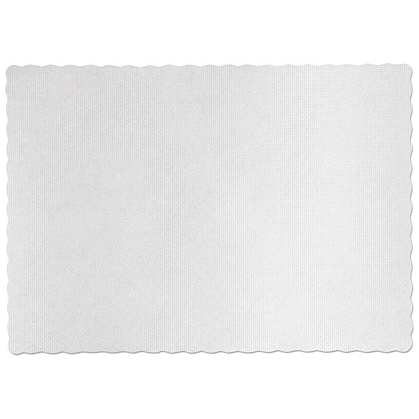 Zoro Select Paper Placemats, White, Pk1000 - HFM PM32052