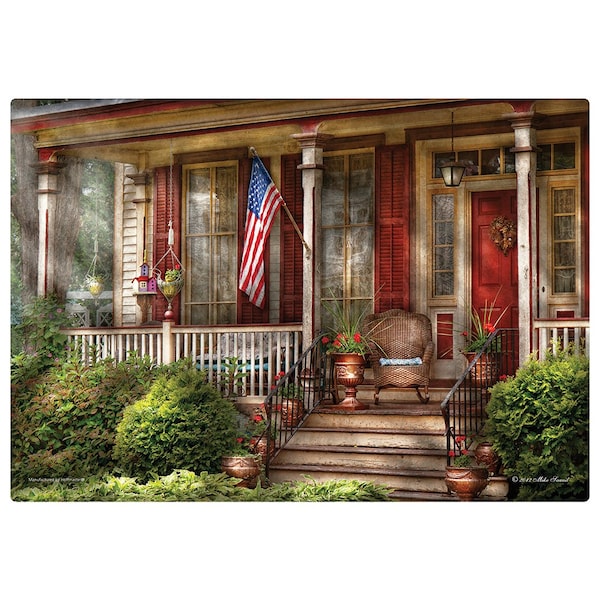 Hoffmaster 10" x 14" American Classic Paper Placemats, PK1000 - 702084
