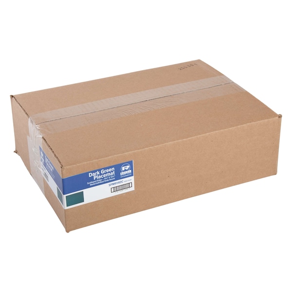 Amercareroyal Royal 9.25"x13.25" Dark Green Placemat, PK1000 - SPM914DC